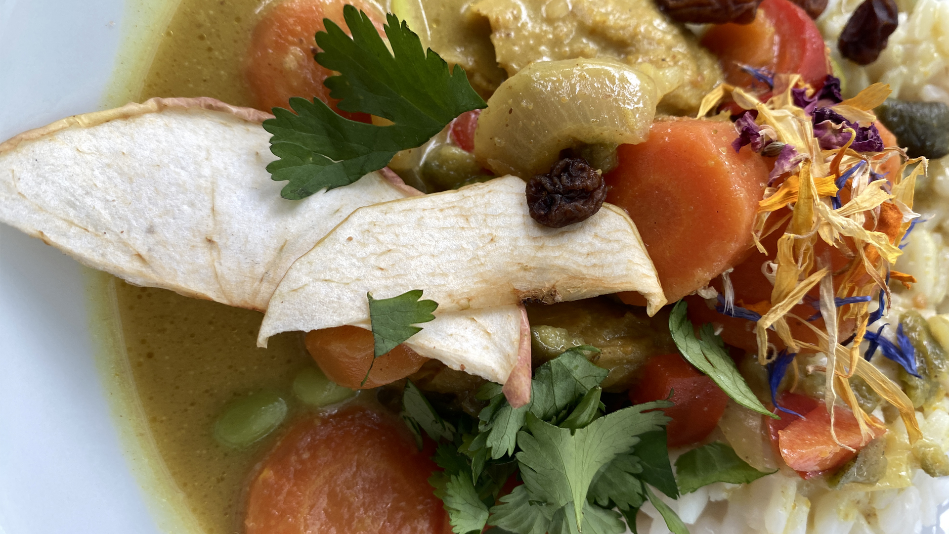 Curry Kokosnuss mit Reis Curry Kokosnuss mit Reis