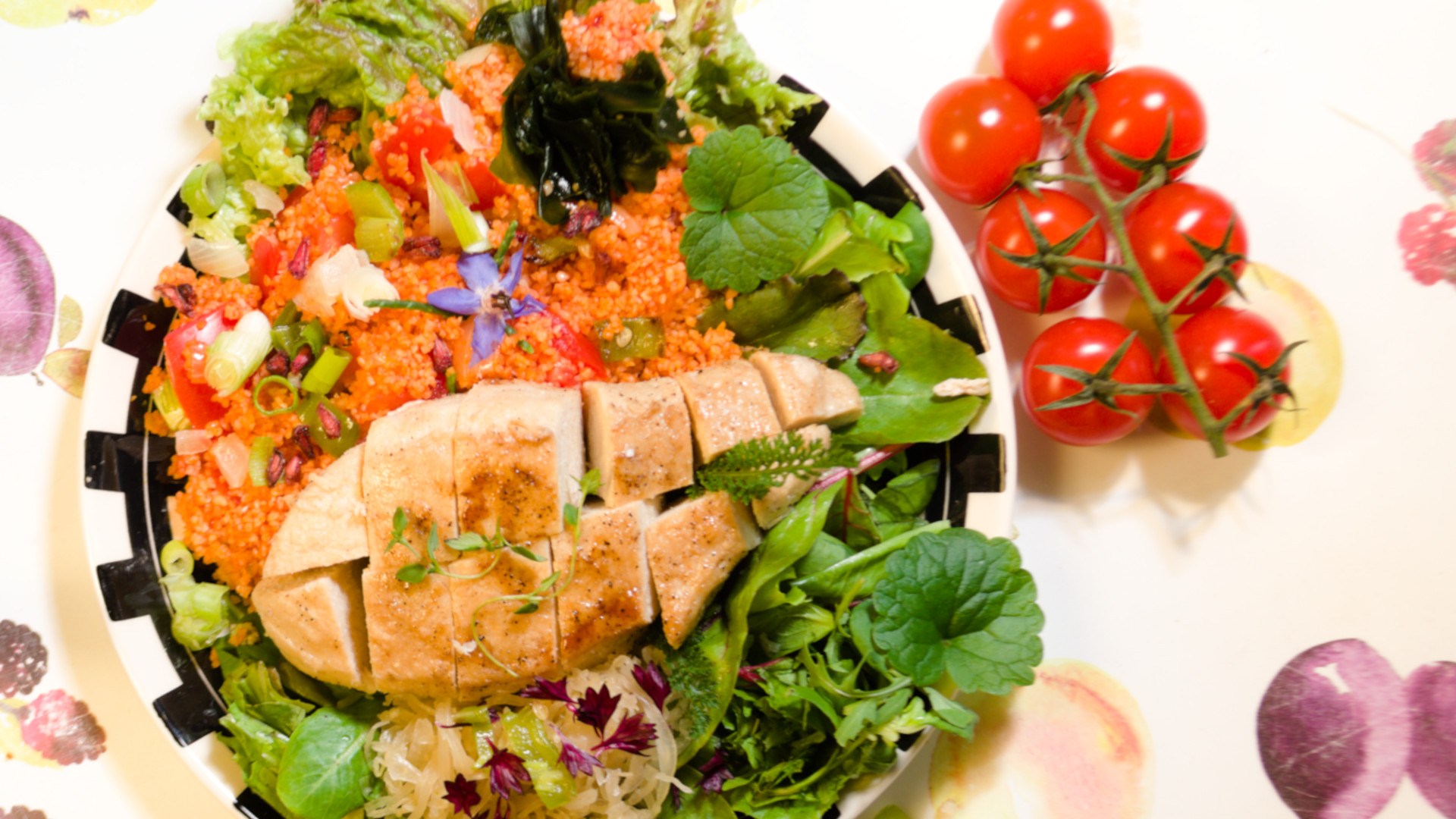 Bowl Chicken Art Bulgur Bowl Chicken Art Bulgur